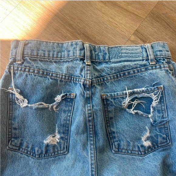 Revice high waisted, straight leg, distressed jeans - Picture 6 of 6